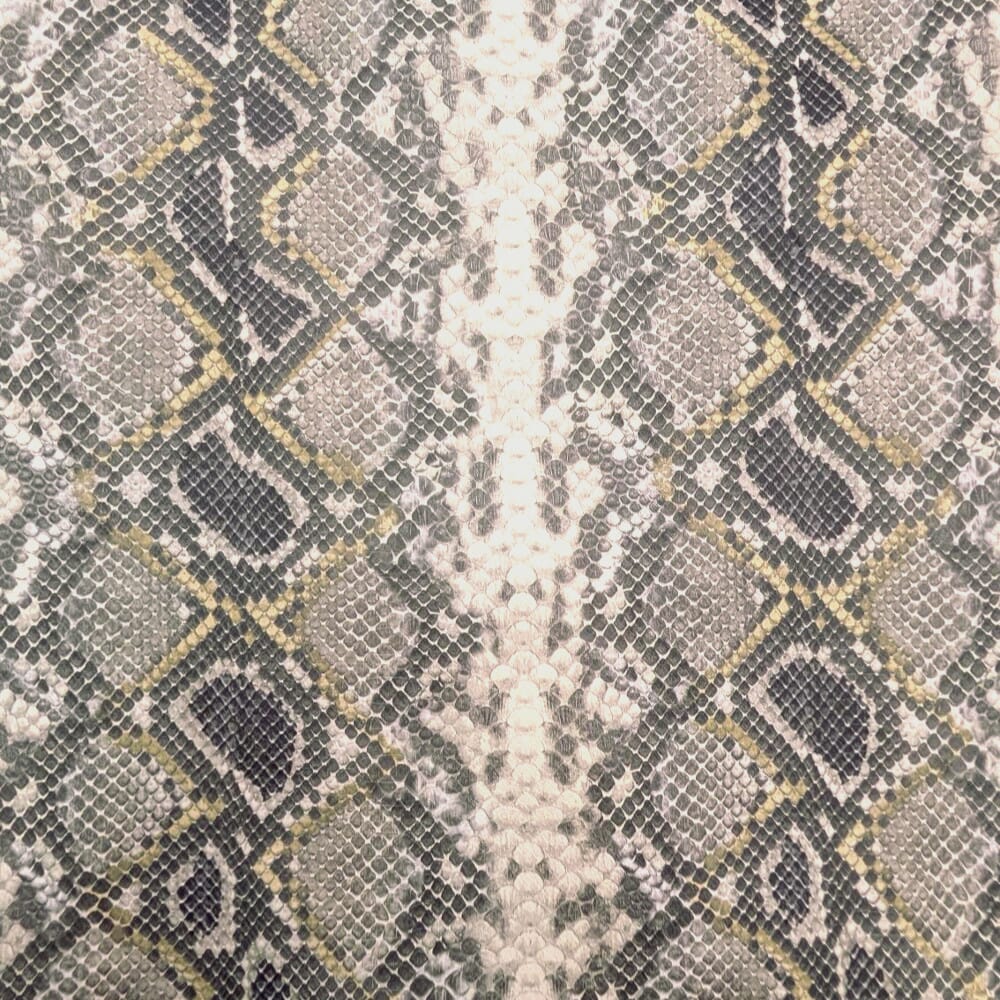 Python Snakeskin Leatherette Fabric by the metre